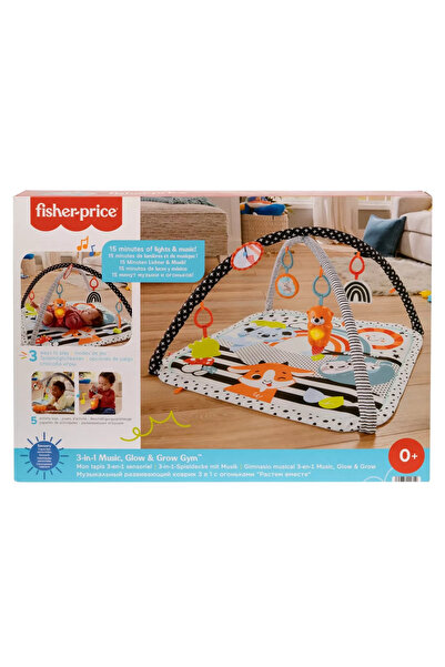 FISHER PRICE Музикална подложка за игра Fisher-Price 3 в 1 с център за дейности