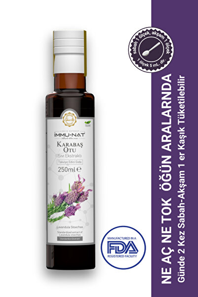 İmmu-Nat Karabaş Otu Bitkisel Sıvı Ekstraktı 250ml - Takviye Edici Gıda