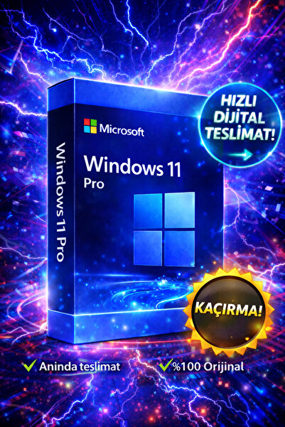 MICROSOFT Windows 11 Pro Dijital Lisans Anında Teslim Windows 32&64 Bit , Fre...
