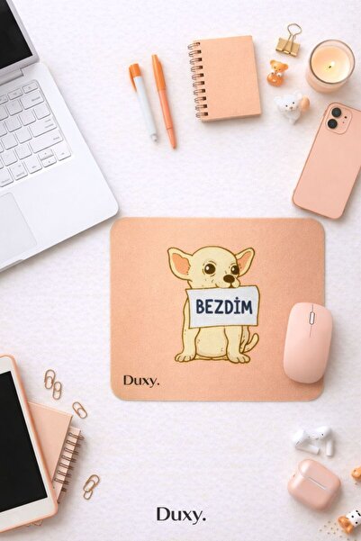 Duxy Χαριτωμένο χαλάκι ποντικιού για σκύλους, 23x19 εκ., αντιολισθητική βάση,...