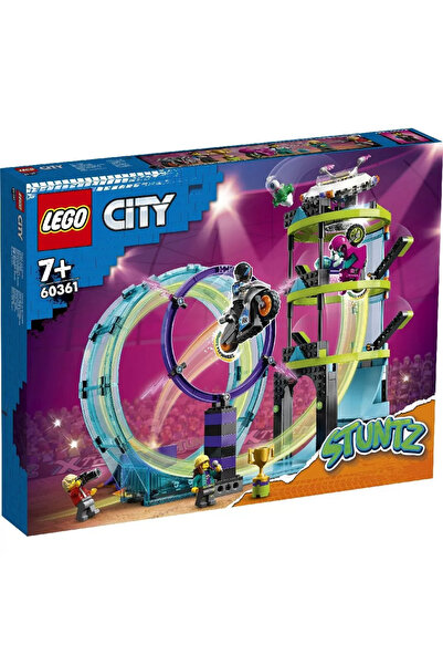 Lego City НАЙ-ДОБРОТО ПРЕДИЗВИКАТЕЛСТВО ЗА КАСКАДЪРИ С МОТОЦИКЛЕТ 60361