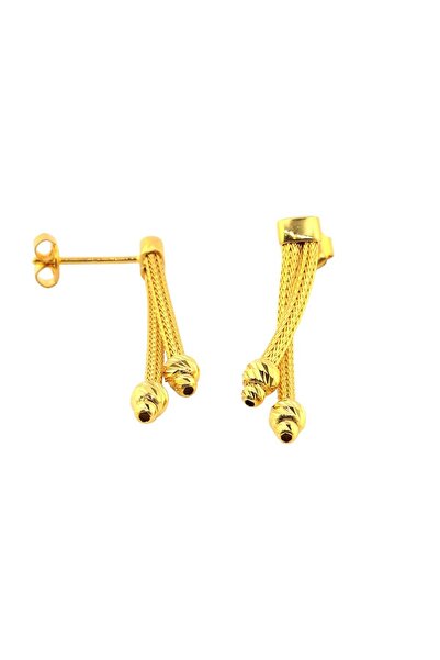 Altınkaynak 14 Ayar Altın Tasarım Küpe - 0180722