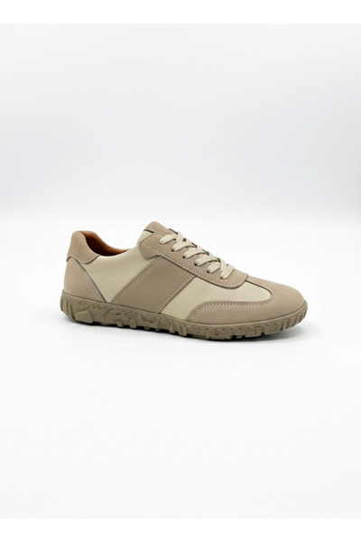 Deripabuc Дамски анатомични обувки от естествена кожа в бежов цвят DP79-0005