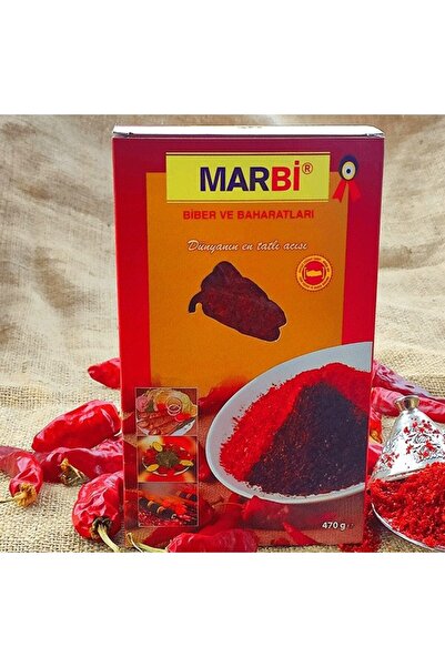 Marbi 441,1103,1430,2048 Kahramanmaraş Kırmızı Pul Biber (450 gr) -Marbi-Halis