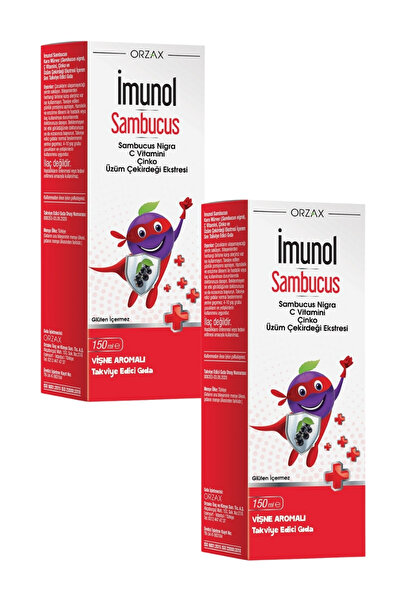 İmunol İmunol Sambucus Şurup 150 ml x 2 Adet