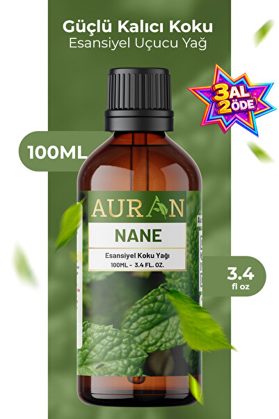 AURAN Nane Esansiyel Uçucu Koku Yağı Difüzör Esansı Buhurdanlık Yağı Aromater...