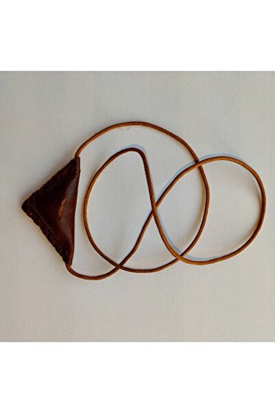 Maras Market Üçgen Deri Cevşen Kahverengi