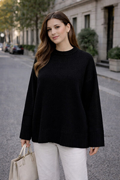 Get Crazy Kadın Bisiklet Yaka Triko Kazak