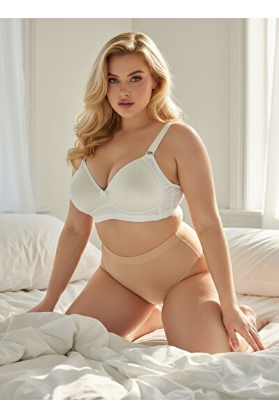 WİYONA Жіночий білий бюстгальтер з м'якою підкладкою