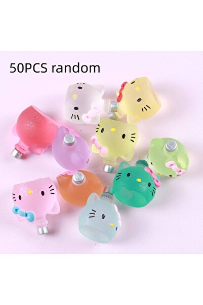 Miniso B 50 قطعة 10/50 قطعة زجاجة صغيرة كرتونية ثلاثية الأبعاد لطيفة من الرات...