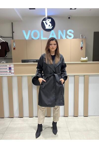 Volans Long Sleeve Coated Trench