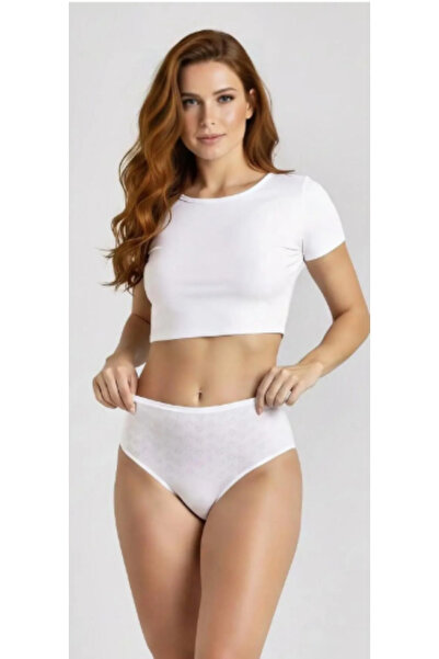 Guardian 6Pcs Women's Panties Cotton High Waist Heart Pattern Briefs Panties ...