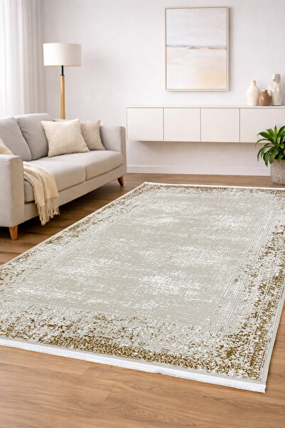 ünalcarpet 4 Metrekare - 6 Metrekare Bambu Tarz Modern Salon Oturma Odası Mut...