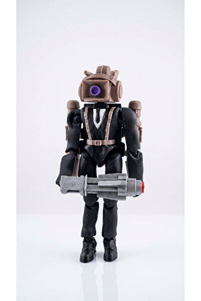 YAZDİR3D Large Cameraman Skibidi Toilet Hareketli 20 CM Figür