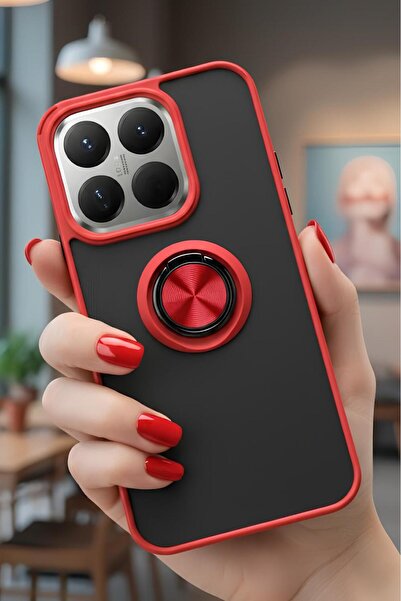 Hatreds Xiaomi Mi 15T Pro İçin Kamera Korumalı Yüzüklü Kılıf - Leke Tutmaz Ma...