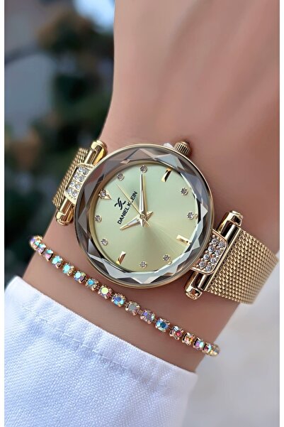 Daniel Klein Orijinal Altın Renk 2 Yıl Garantili Faturalı Bileklik Hediyeli K...