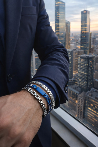 Naviforce Çelik Yaylı Çelik Erkek Bileklik