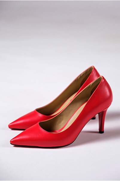 Ayakkabı Ateşi Demure Червоні туфлі на тонких підборах - Жінки