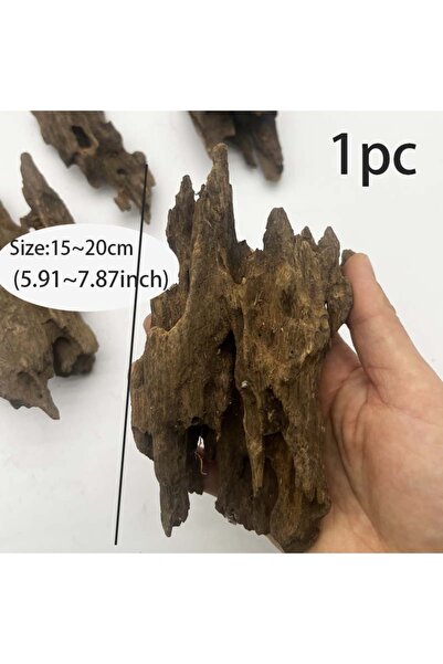 Choice قطعة واحدة من خشب طافي كبير الحجم (15-20 سم) لتزيين أحواض السمك، مصنوع...