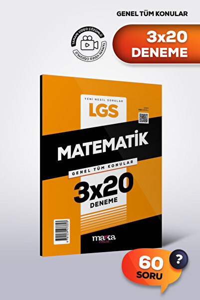 Marka Yayınları LGS MATEMATİK Genel Tüm Konular 3 Deneme 2027