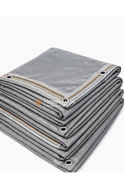 PERBRANDA ÇADIR BRANDASİ 2 X 5 KOLON TAKVİYELİ 180gr/m2 GRİ RENK