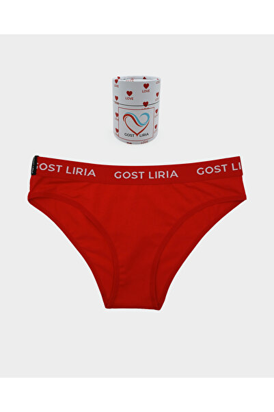GOST LİRİA Crimson Women's Slip Panties Red