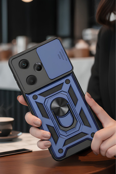 AQUA AKSESUAR Xiaomi Redmi Note 13 Pro Plus Kılıf | Kapak Kızaklı Kamera Koru...
