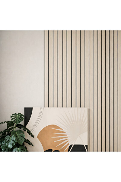 MUBX Kendinden Yapışkanlı Ahşap Duvar Çıtası Desenli Duvar Paneli 30x60cm