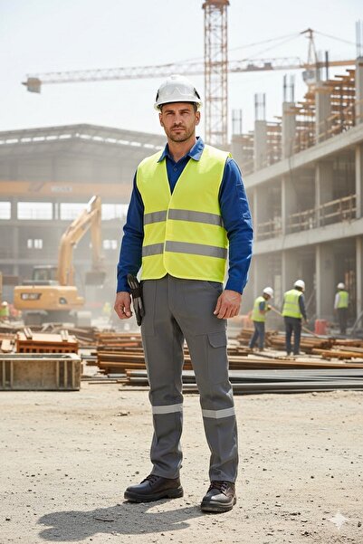 Vatan Tekstil Men's 7/7 Gabardine Winter Cargo Pocket Pack Work Trousers