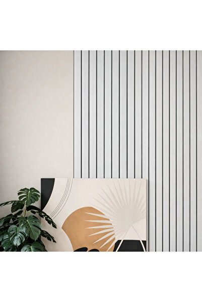 MUBX Kendinden Yapışkanlı Ahşap Duvar Çıtası Desenli Duvar Paneli 30x60cm