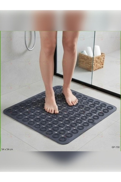 MAİN SHOP Covoraș de masaj anti-alunecare, drenaj de apă, cu ventuză pentru c...