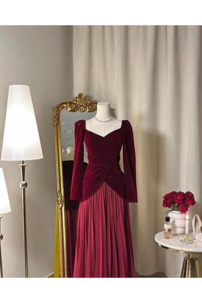 vanus fashion فستان سهرة طويل 5250