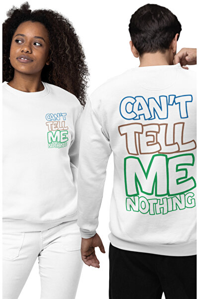 Fuddy Moda Unisex Oversize kroj Ne možeš mi ništa reći Kanye West Back Štampa...