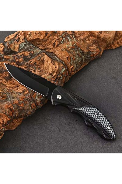 SAVEX Katlanır Cep Çakısı - Kemer Klipsli - SDR-079 - Karbon