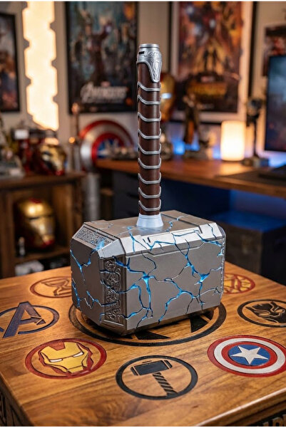 Shadshop Thor Kırık Mjolnır Dekoratif Hediyelik Figür