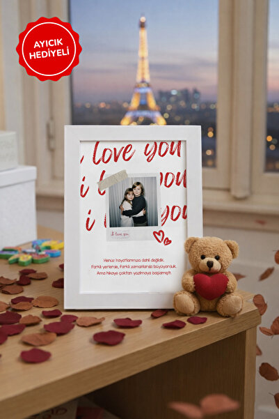 Sürpriz Vakti Sevgililer Günü İçin Çocukluk Anıları Posteri | Polaroid Fotoğr...