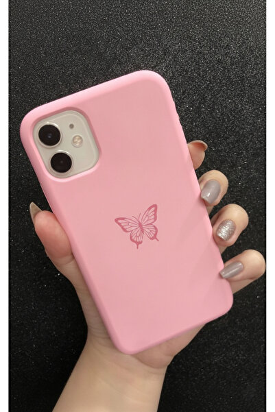 CaseKİdükkan حافظة من السيليكون الناعم المخملي من الداخل بنمط الفراشة متوافقة...