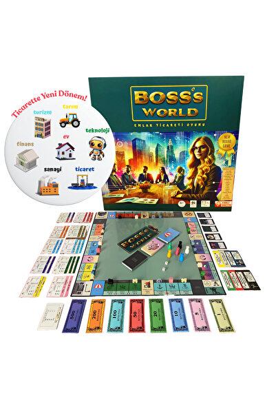 Game Boss's World Emlak Ticareti Oyunu Emlak City Oyunu - Aile Boyu Eğlence K...