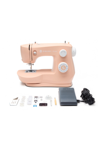 SİNGER Simple 3337 Blush Açık Pembe Tam Devir Dikiş Makinası
