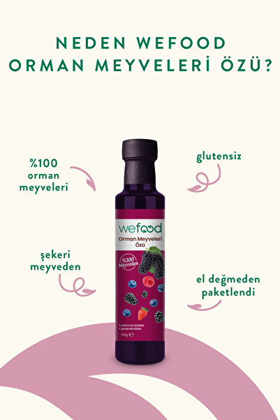 Wefood Orman Meyveleri Özü 335 ml