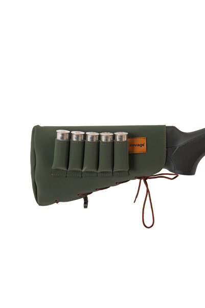 Genel Markalar Deri Dipçik Fişekliği - Savage - Haki - 5'li