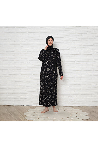 MİSSLALE Yandan Bağlamalı Kadın Mevsimlik Namaz Elbisesi, Terletmeyen Namaz K...