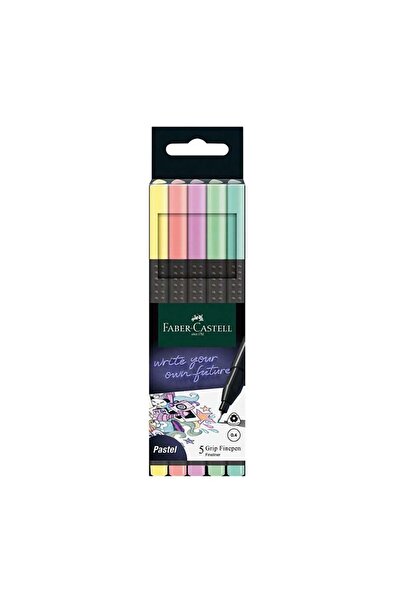 Faber Castell Faber Finepen Pastel Renk 5’Li 2022