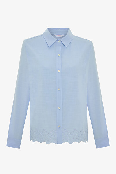 Penti Blue Relax Time Shirt Pajama Top