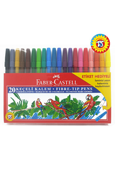 Faber Castell أقلام فلوماستر 20 قطعة في كيس