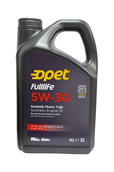 opet Fulllife 5w-30 Sentetik Motor Yağı 4 L