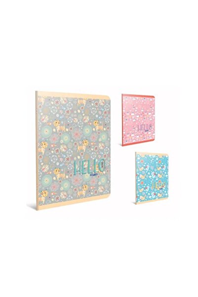 Gıpta Hello A4 Dikişli Karton Kapak Defter 80yp Kareli 3768