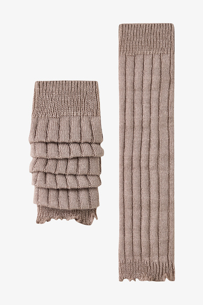 Penti Bej Melanj Warm Ruffle Tozluk