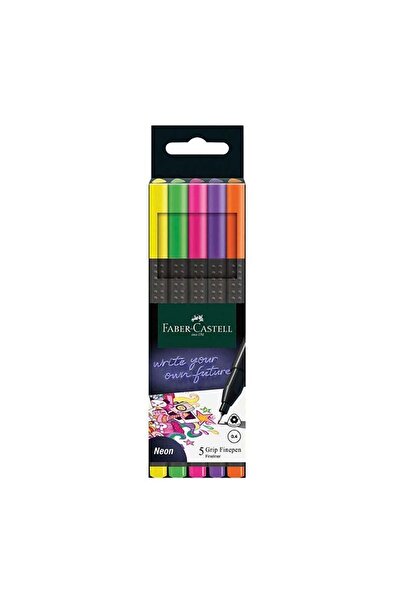 Faber Castell Faber Grip Finepen Neon Renkler 5’Li 2022