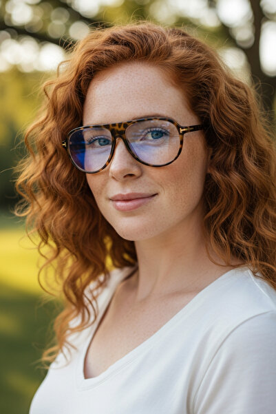 BAPPİR Unisex Sunglasses Transparent Frame Blue Block